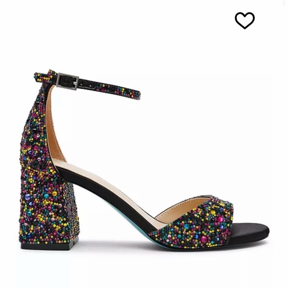 Betsey Johnson Shoes - Betsey Johnson Multicolor Women's Kami Block Heel Dress Sandals - Size 9